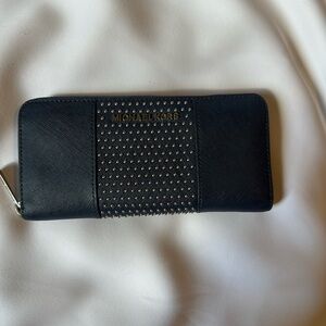 Michael Kors Navy Studded Key & Card Holder